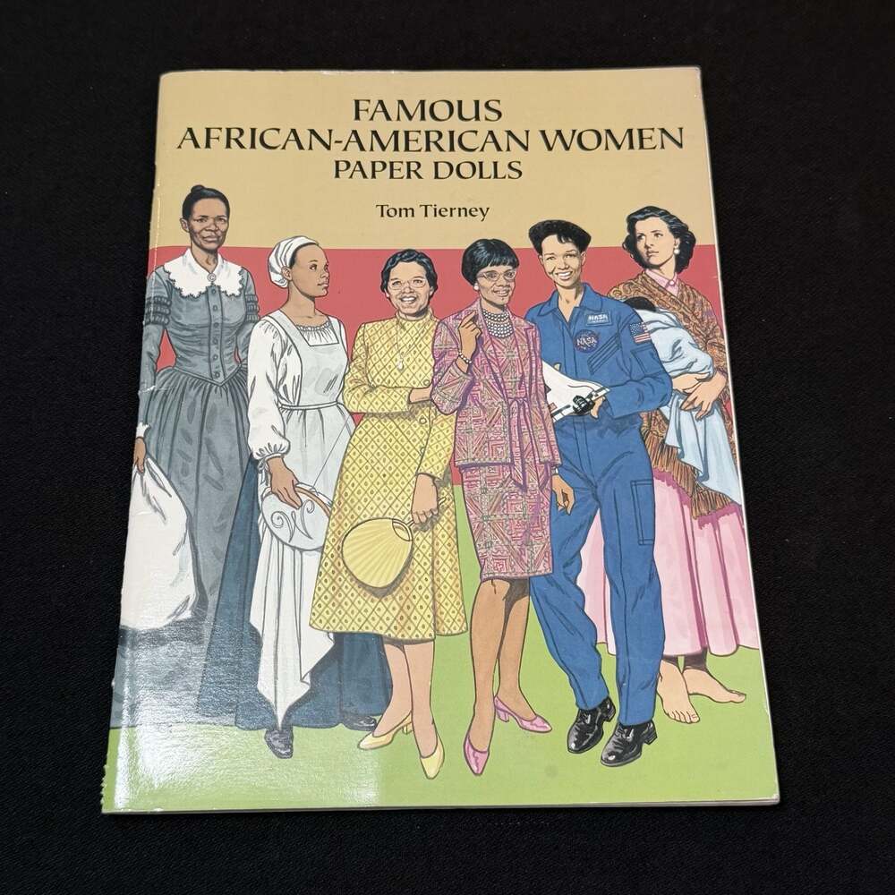 Famous African-American Women Paper Dolls by Tom Tierney